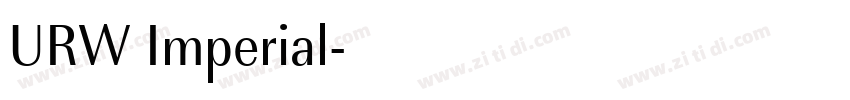 URW Imperial字体转换 URW Imperial字体转换